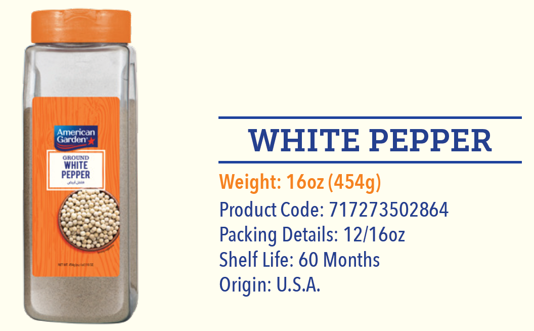 American Garden White Pepper